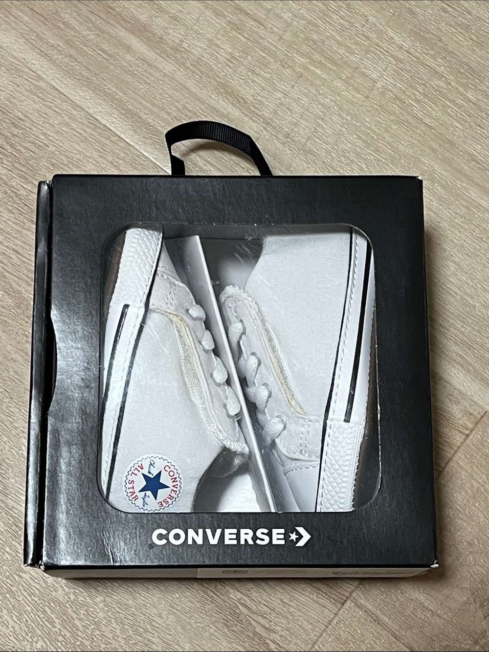 Converse Kids' White Chuck Taylor First Star Sneakers